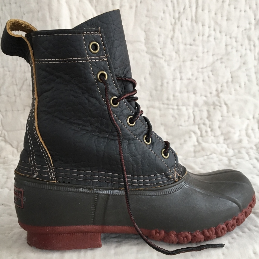L.L.Bean BISON Leather Bean Boot